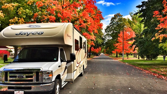 Fraserway camper herfst | Travelhome Campervakanties